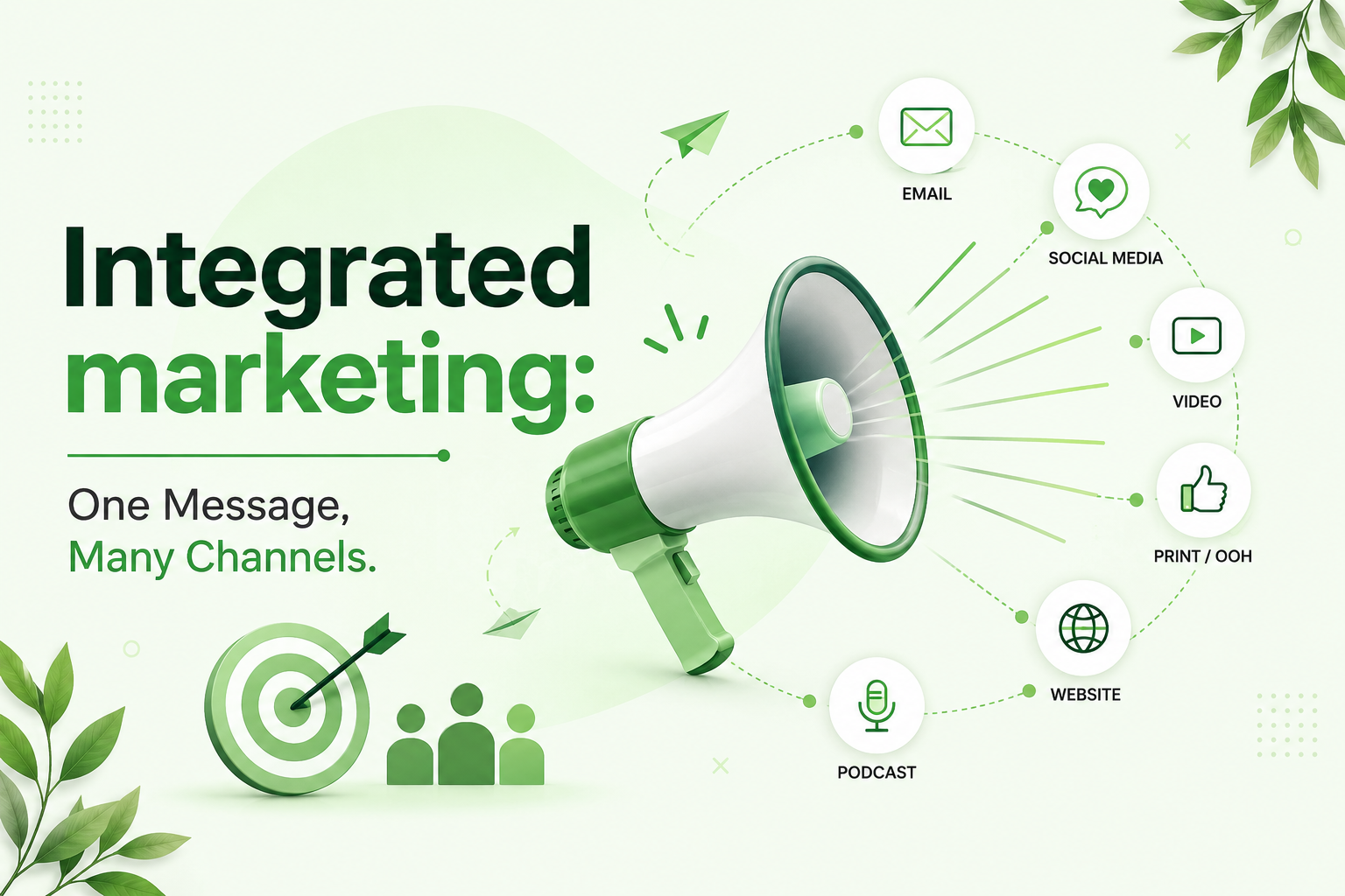 Integrated marketing: One Message, Many Channels.