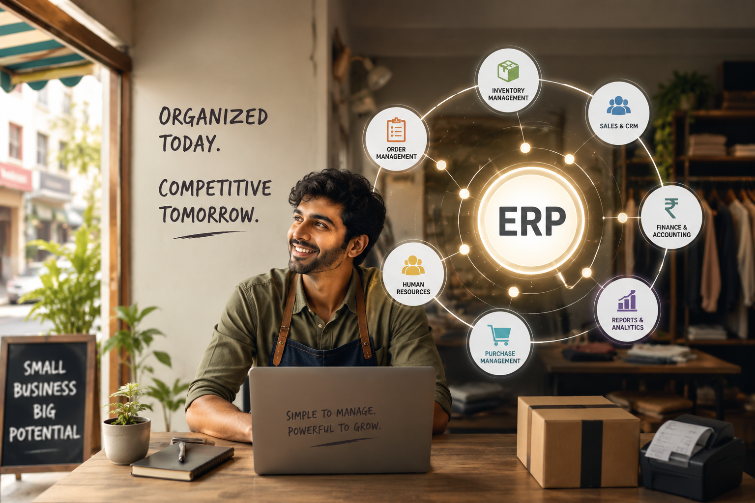 How ERP Helps Small Businesses Stay Organized and Competitive: